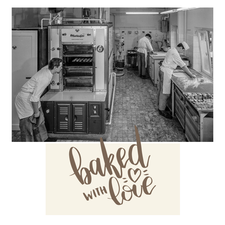 1962 die Backstube Bäckerei-Konditorei Bohnenkamp - WIR-BACKEN-NOCH-SELBST.com