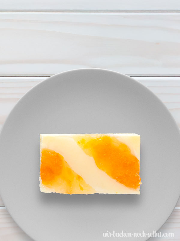 Käseschnitten Mandarine